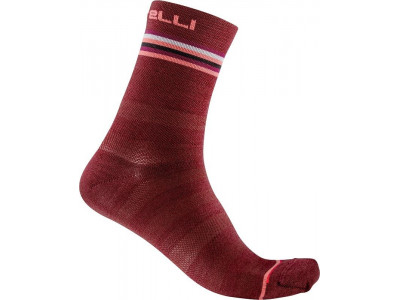 Castelli GO 15 women&amp;#39;s socks, burgundy