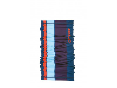 XLC BH-X07 multifunctional scarf, dark blue/lilac/red