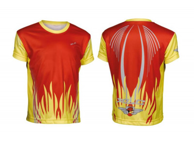 Koszulka rowerowa dziecięca XLC Comp, Fireworker