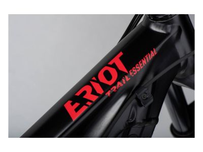GHOST E-RIOT TRAIL Essential B625 29 elektrobicykel, čierna/červená