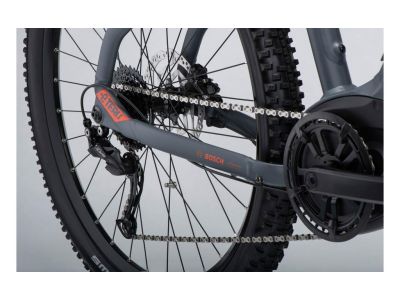 GHOST E-TERU Essential 29 bicykel, dark grey/dark orange matt