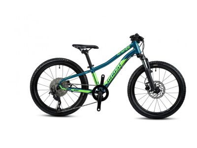 GHOST Kato 20 Full Party Kinderfahrrad, dirty blue/lime gloss