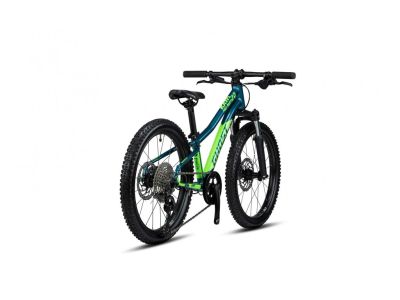 Bicicletă copii GHOST Kato 20 Full Party, dirty blue/lime gloss