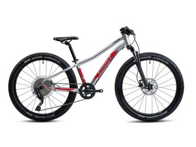 Bicicletă copii GHOST Kato 24 Pro, silver/red gloss
