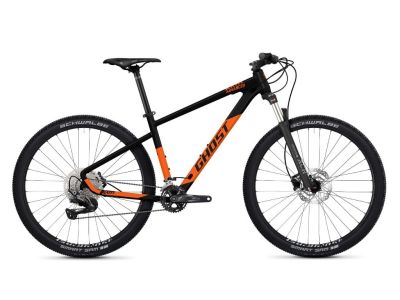 GHOST KATO Advanced 27.5 bicykel, black/orange matt