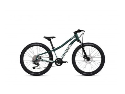 Ghost Lanao 24 For children&amp;#39;s bike, metallic green/pearl white gloss