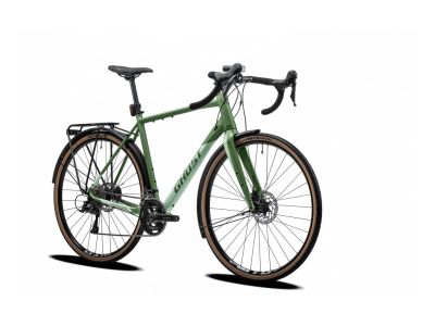 GHOST Road Rage EQ 28 bike, khaki matt/super light green
