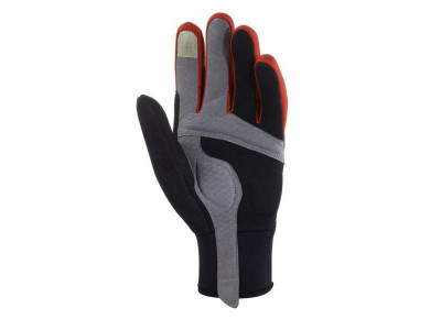 DMT Windblock winter gloves - black / red