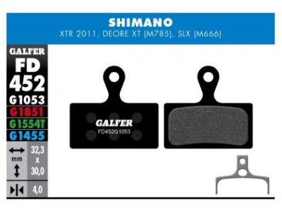 Galfer FD452 Pro G1554T brake pads for Shimano