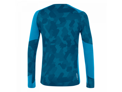 Salewa Cristallo Warm AMR T-shirt, cloisonne blue