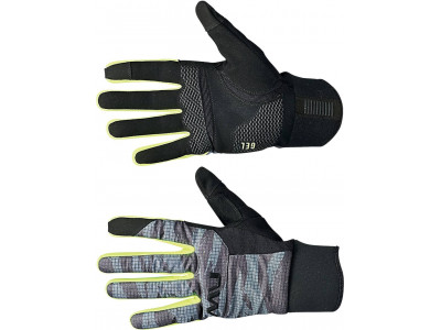 Northwave Fast Gel Handschuhe, Anthrazit/Gelb Fluo
