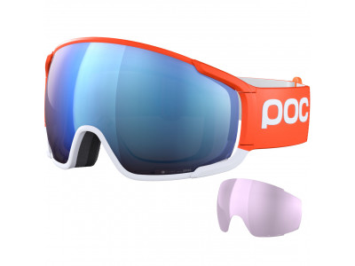 POC Zonula Clarity Comp glasses, Fluorescent Orange/Spektris Blue, Uni