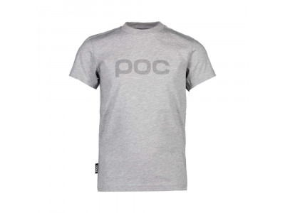 POC Tee Jr Kinder-T-Shirt, grey melange