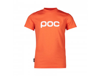 POC Tee Jr Kinder-T-Shirt, zink orange