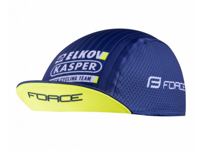Șapcă de vară FORCE Elkov cu vizor albastru/galben