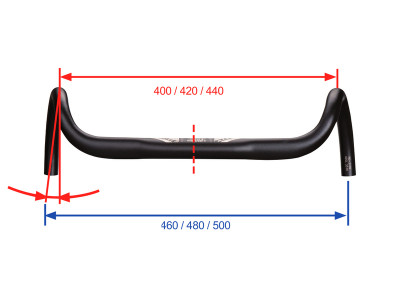 FSA Adventure Compact bars, 31.8x440mm