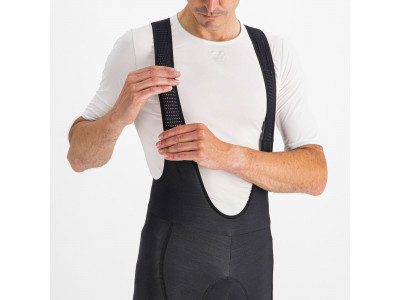 Sportowe spodnie NEO 3/4 na szelkach w kolorze czarnym