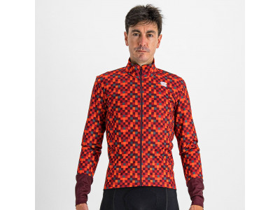 Sportful PIXEL bunda, červenooranžová