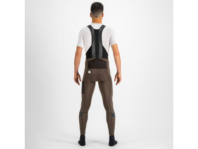 Pantaloni Sportful SUPERGIARA cu bretele, maro