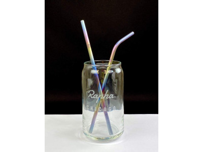 Silca titanium straws, rainbow