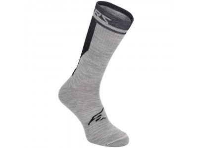 Alpinestars Merino 24 Socken, grau/schwarz
