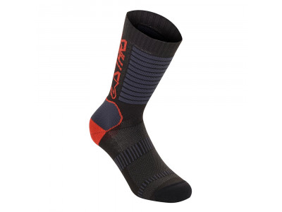 Alpinestars Paragon Lite ponožky, Black/Bright Red