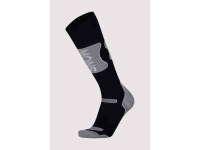 Mons Royale Pro Lite Tech 22 socks, black/grey marl