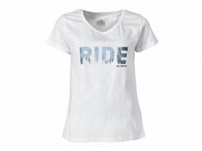 GHOST Ride women&amp;#39;s T-shirt, White/Ice Blue