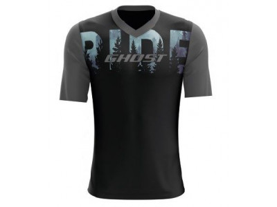 Ghost RIDE Line jersey short sleeve Black / Gray