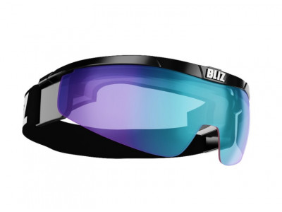 Okulary Bliz Pro-Flip, OTG Czarny JasnoPomarańczowy i Niebieski Multi Kat.1