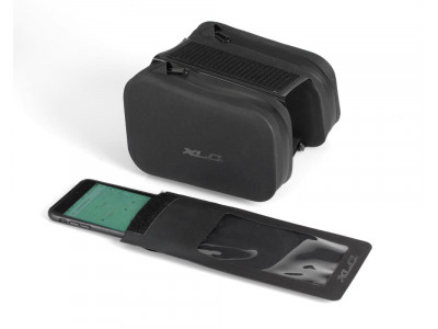 XLC BA-W36 frame satchet with mobile phone case, black