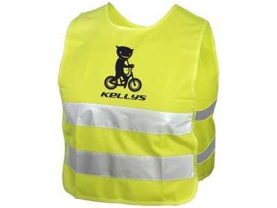 Kellys Starlight RIDER detská vesta, reflexná žltá
