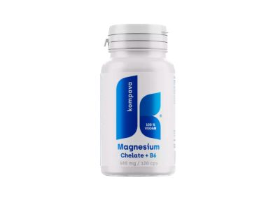 Kompava Nahrungsergänzungsmittel mit Magnesiumchelat, 585 mg/120 Kapseln