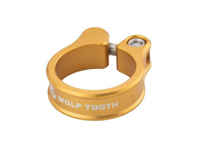 WOLF TOOTH saddle clamp, 31.8 mm, gold