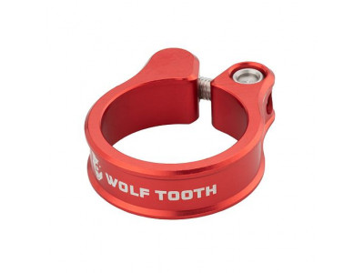 Wolf Tooth saddle clamp, 31.8 mm, red