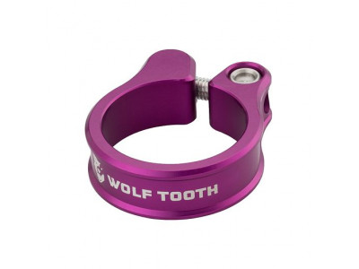 Wolf Tooth saddle clamp, 34.9 mm, purple