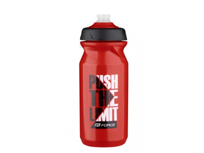 FORCE Push-Flasche, 0,65 l, rot/schwarz/weiß