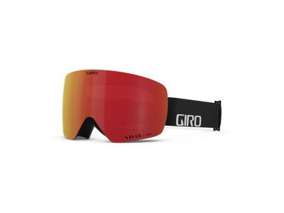 GIRO Contour RS lyžařské brýle Black Wordmark Vivid Ember/Vivid Infrared (2 skla)