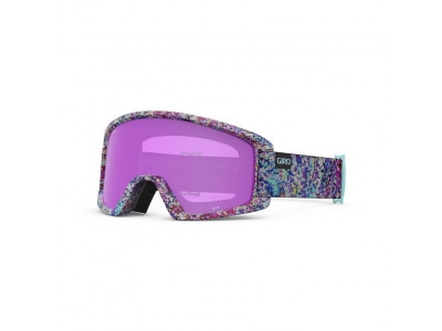 GIRO Dylan dámské lyžařské brýle Pink Data Mosh Amber Pink/Yellow (2 skla)