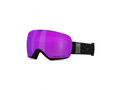 GIRO Lusi dámske lyžiarske okuliare Black Limitless Vivid Pink/Vivid Infrared (2 sklá)
