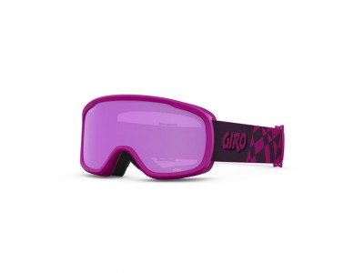 GIRO Moxie dámské lyžařské brýle Pink Cover Up/Amber Pink/Yellow (2 skla)