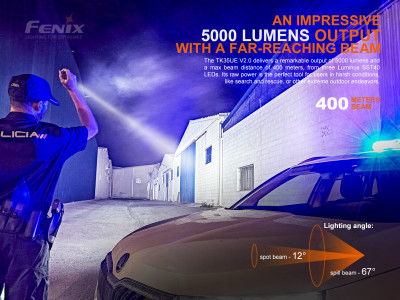 Fenix TK35 UE V2.0 LED svítilna (5000 lumenů)