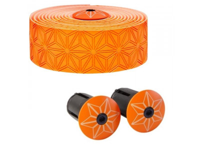 Supacaz Super Sticky Kush TruNeon csomagoló neon narancssárga/fekete dugók