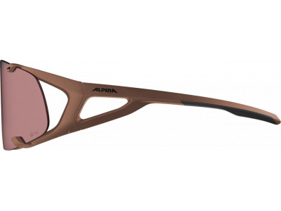 ALPINA HAWKEYE Q-lite szemüveg, matt téglaszínű