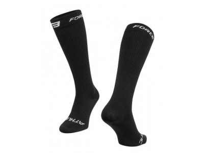 FORCE ATHLETIC knee socks, black