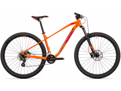 Rock Machine Blizz 10-29 bicykel, oranžová/čierna/červená