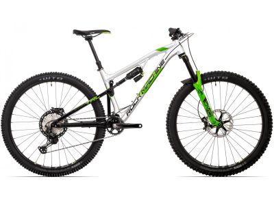 Bicicleta Rock Machine Blizzard TRL 90-29, argintiu/negru/verde