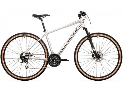 Rock Machine Crossride 300 kerékpár, ezüst/fekete/szürke