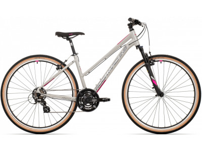 Rock Machine Crossride Lady 100 29-es női kerékpár, szürke/rózsaszín