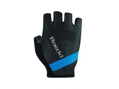 Roeckl Busano gloves, black/grey/blue